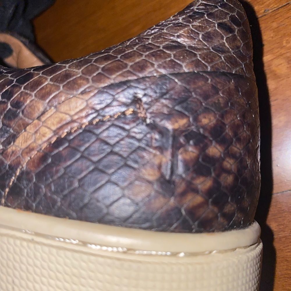 Frye Snake Embossed Leather Sneaker - Picture 10 of 11